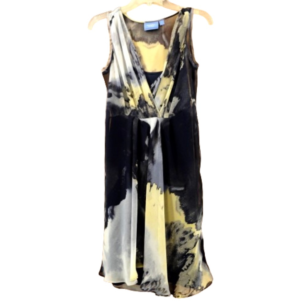 Simply Vera Vera Wang Dress | Sleeveless | 2 Piece  | V Neck  Sz S | Blue